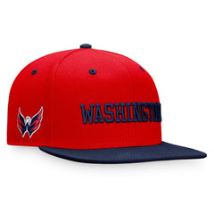 NHL Red/Navy Washington Capitals Fanatics Heritage City Two-Tone Snapback Hat