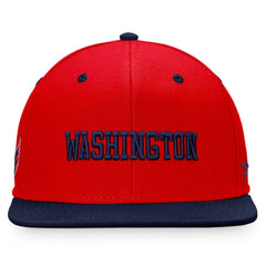 NHL Red/Navy Washington Capitals Fanatics Heritage City Two-Tone Snapback Hat