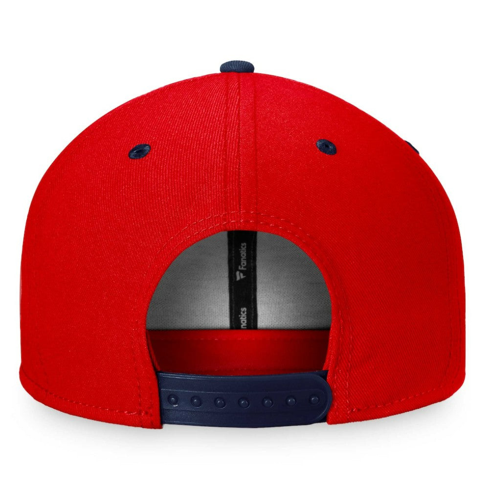 NHL Red/Navy Washington Capitals Fanatics Heritage City Two-Tone Snapback Hat