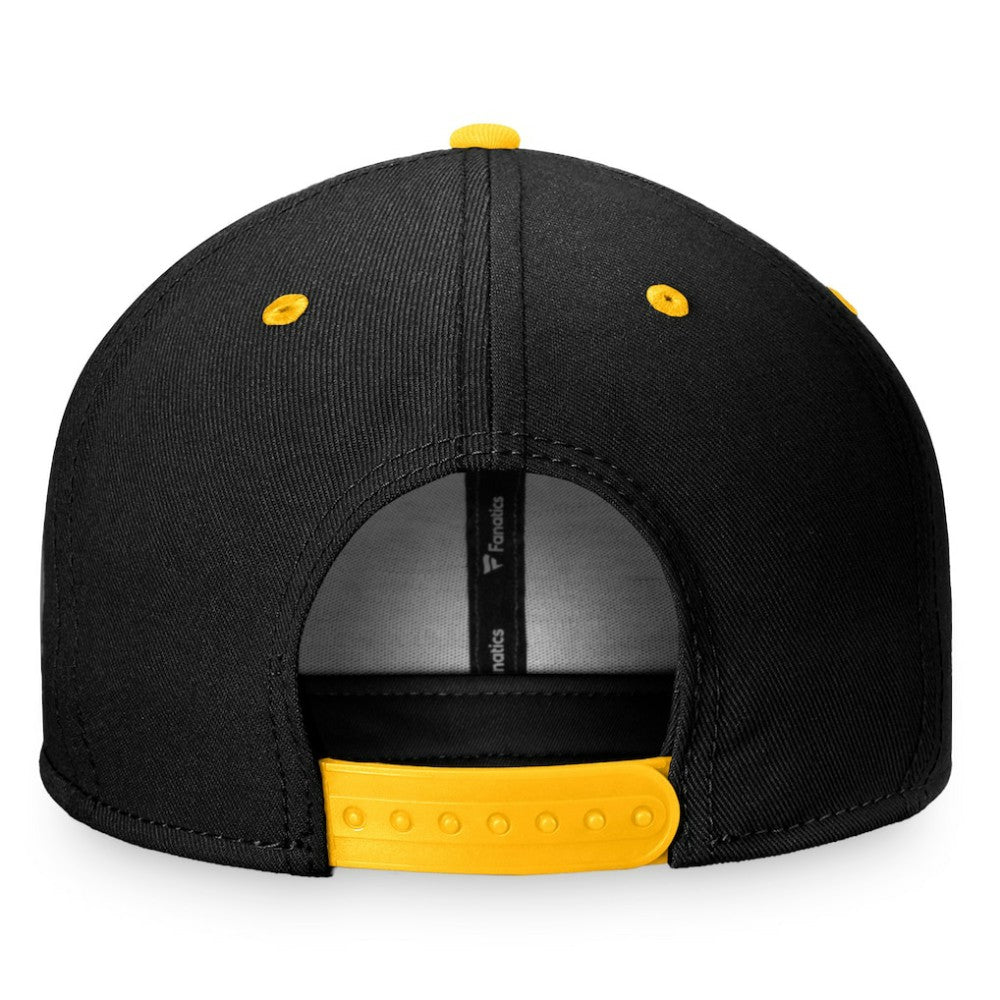 NHL Black/Gold Boston Bruins Fanatics Heritage Retro Two-Tone Snapback Hat