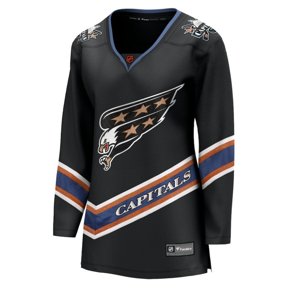 NHL Black Washington Capitals Fanatics Women's Special Edition 2.0 Breakaway Blank Jersey
