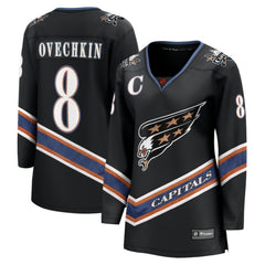 NHL Black Alexander Ovechkin Washington Capitals Fanatics Women's Special Edition 2.0 Breakaway Player Jersey