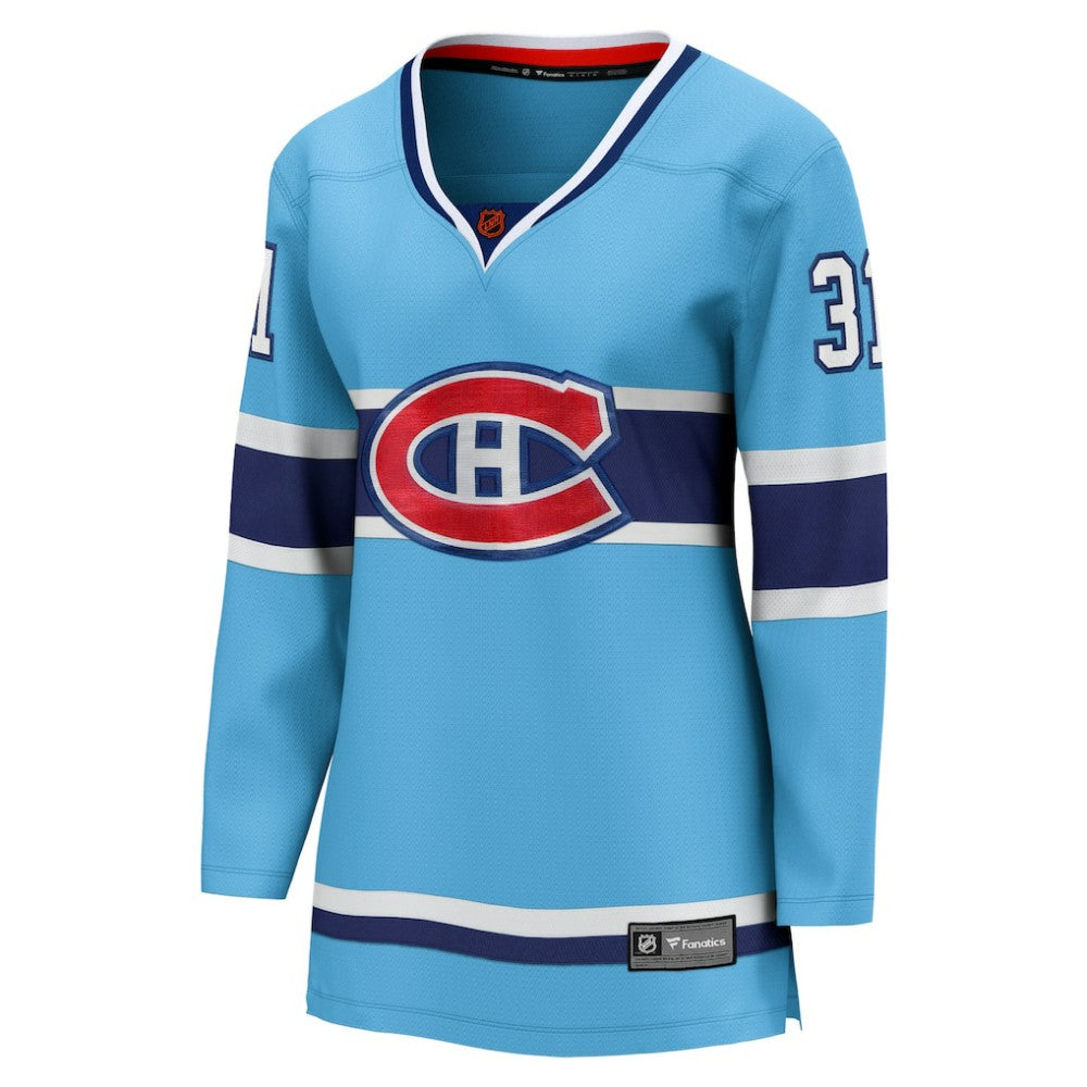 NHL Light Blue Carey Price Montreal Canadiens Fanatics Women's Special Edition 2.0 Breakaway Player Jersey
