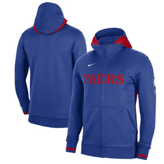 NBA Philadelphia 76ers Authentic Showtime Performance Full-Zip Hoodie