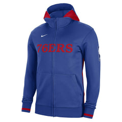 NBA Philadelphia 76ers Authentic Showtime Performance Full-Zip Hoodie