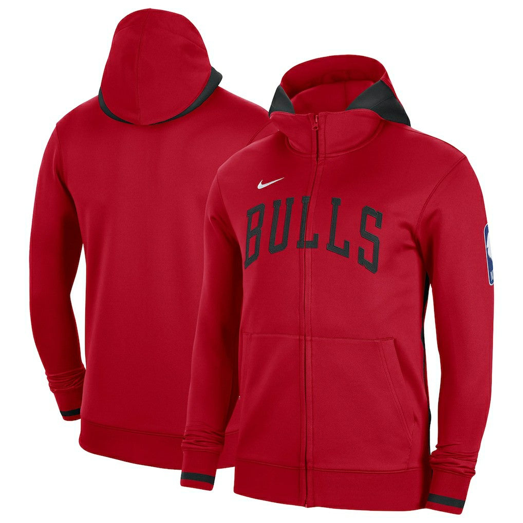 NBA Chicago Bulls Authentic Showtime Performance Full-Zip Hoodie