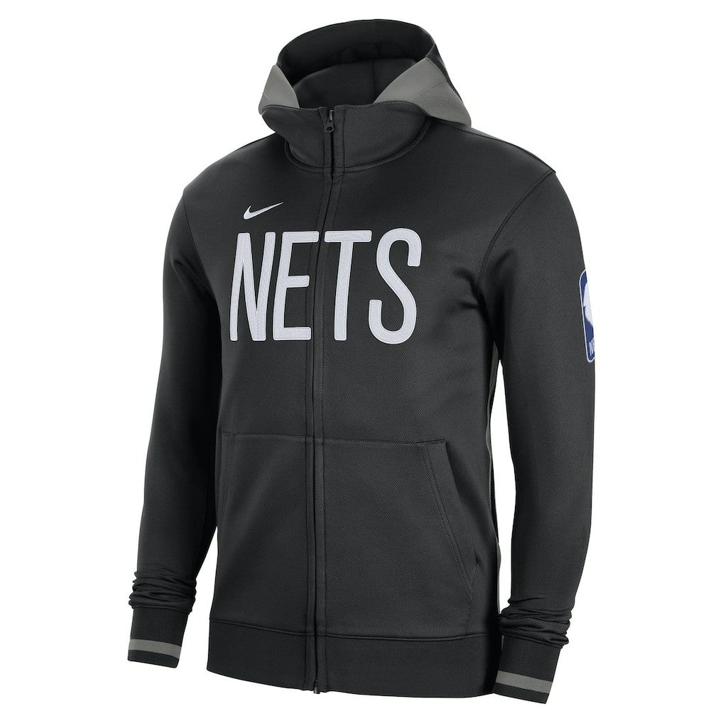 NBA Brooklyn Nets Authentic Showtime Performance Full-Zip Hoodie