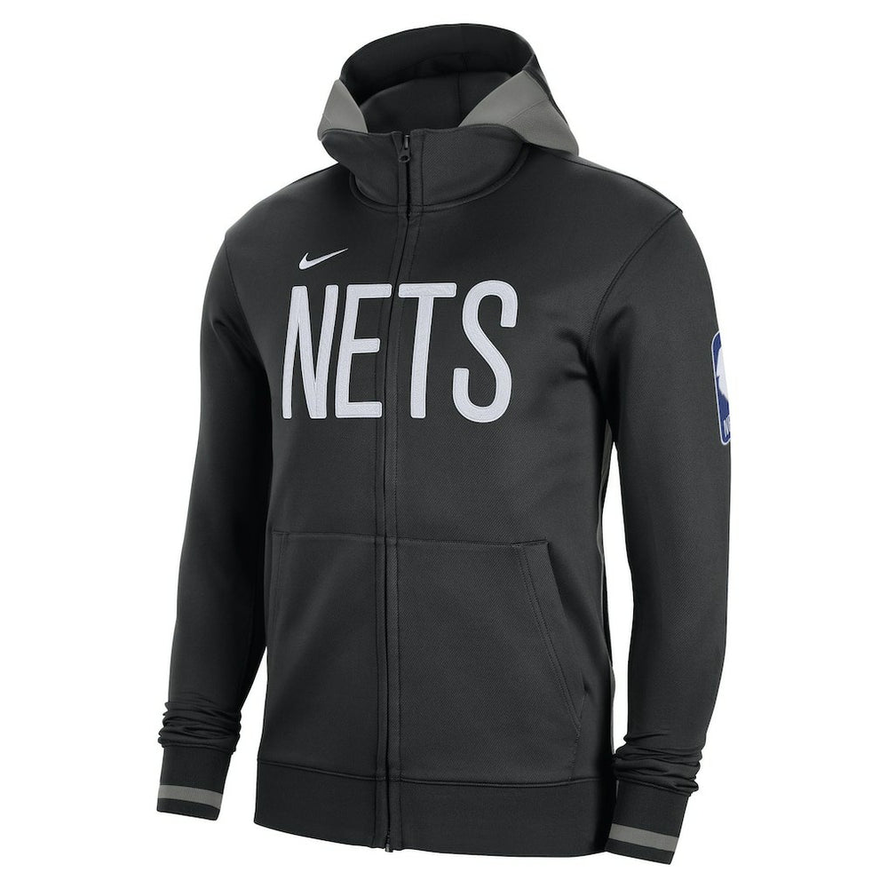 NBA Brooklyn Nets Authentic Showtime Performance Full-Zip Hoodie