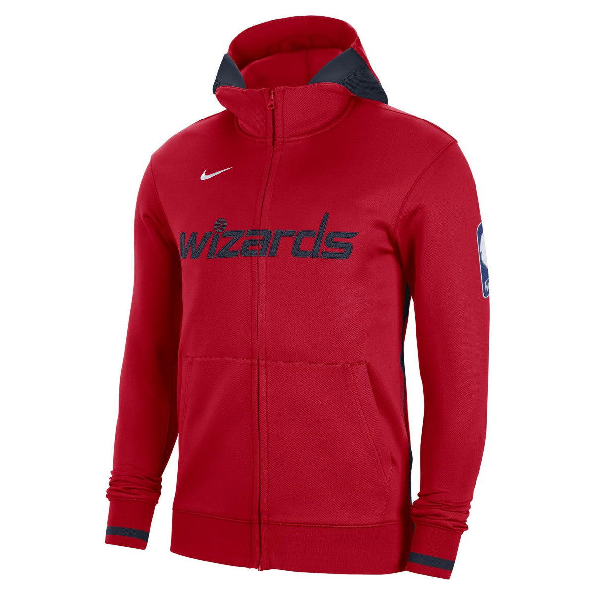 NBA Washington Wizards Authentic Showtime Performance Full-Zip Hoodie