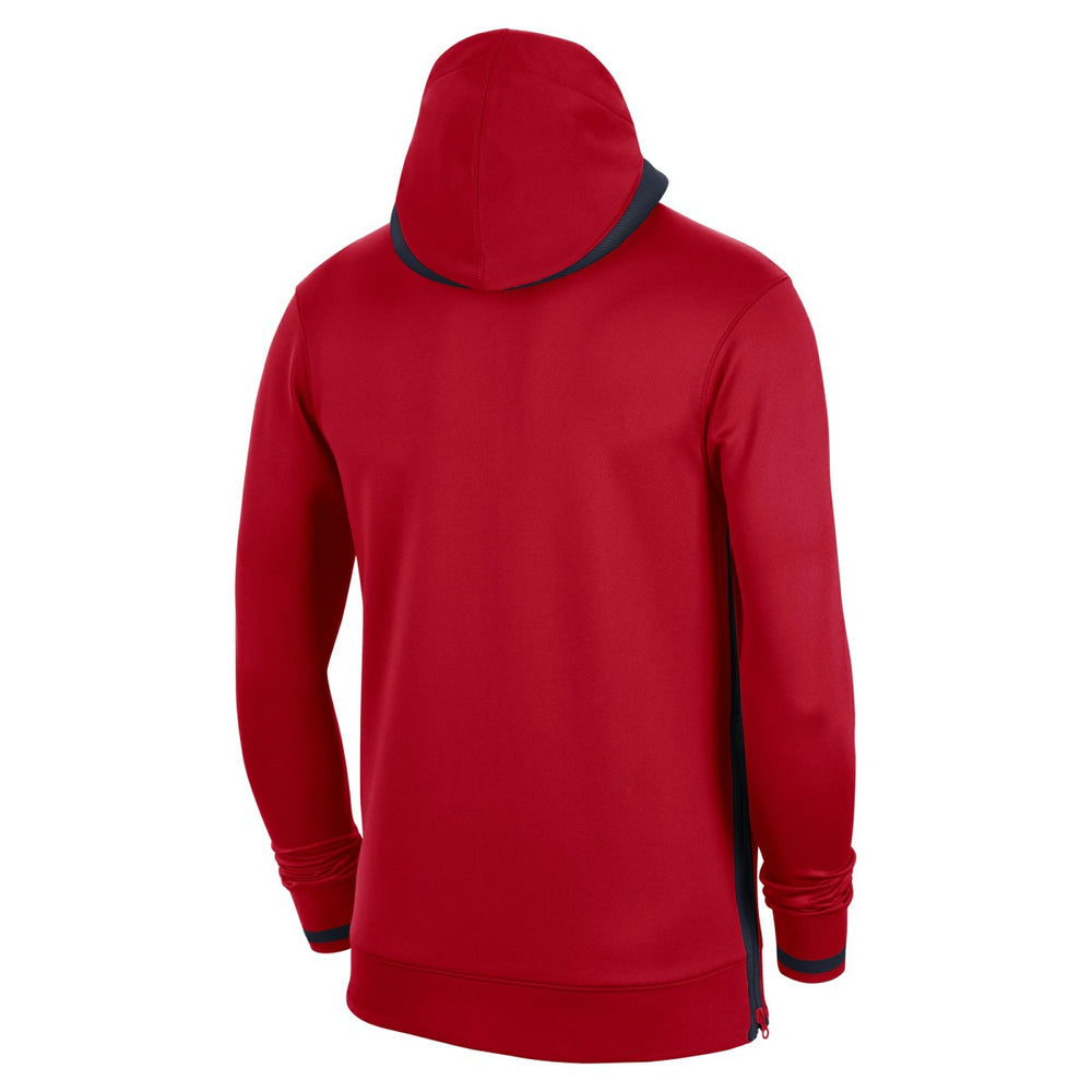 NBA Washington Wizards Authentic Showtime Performance Full-Zip Hoodie
