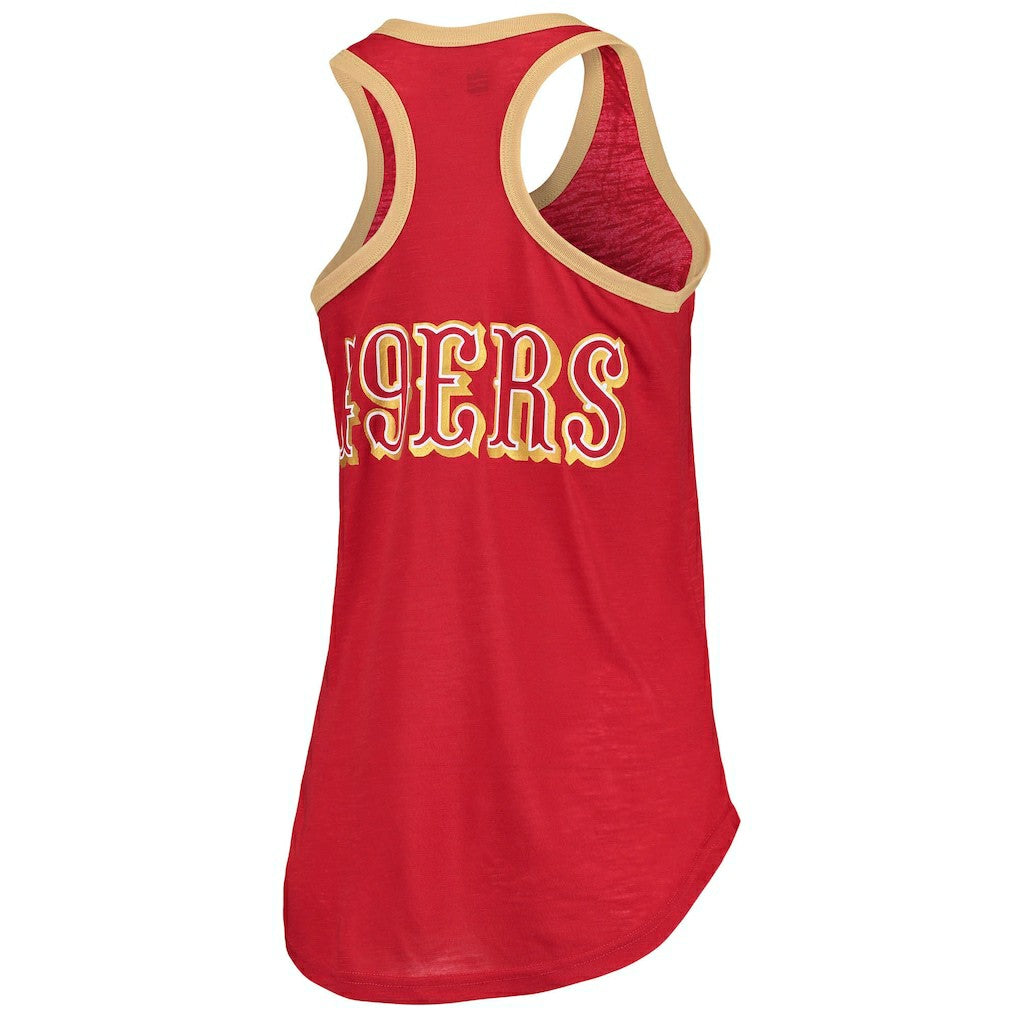 G-III 4Her by Carl Banks Women's Tater Burnout Tank Top - San Francisco 49ers