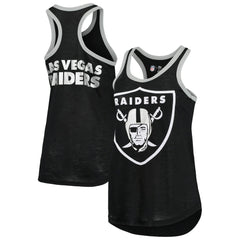 G-III 4Her by Carl Banks Women's Tater Burnout Tank Top - Las Vegas Raiders