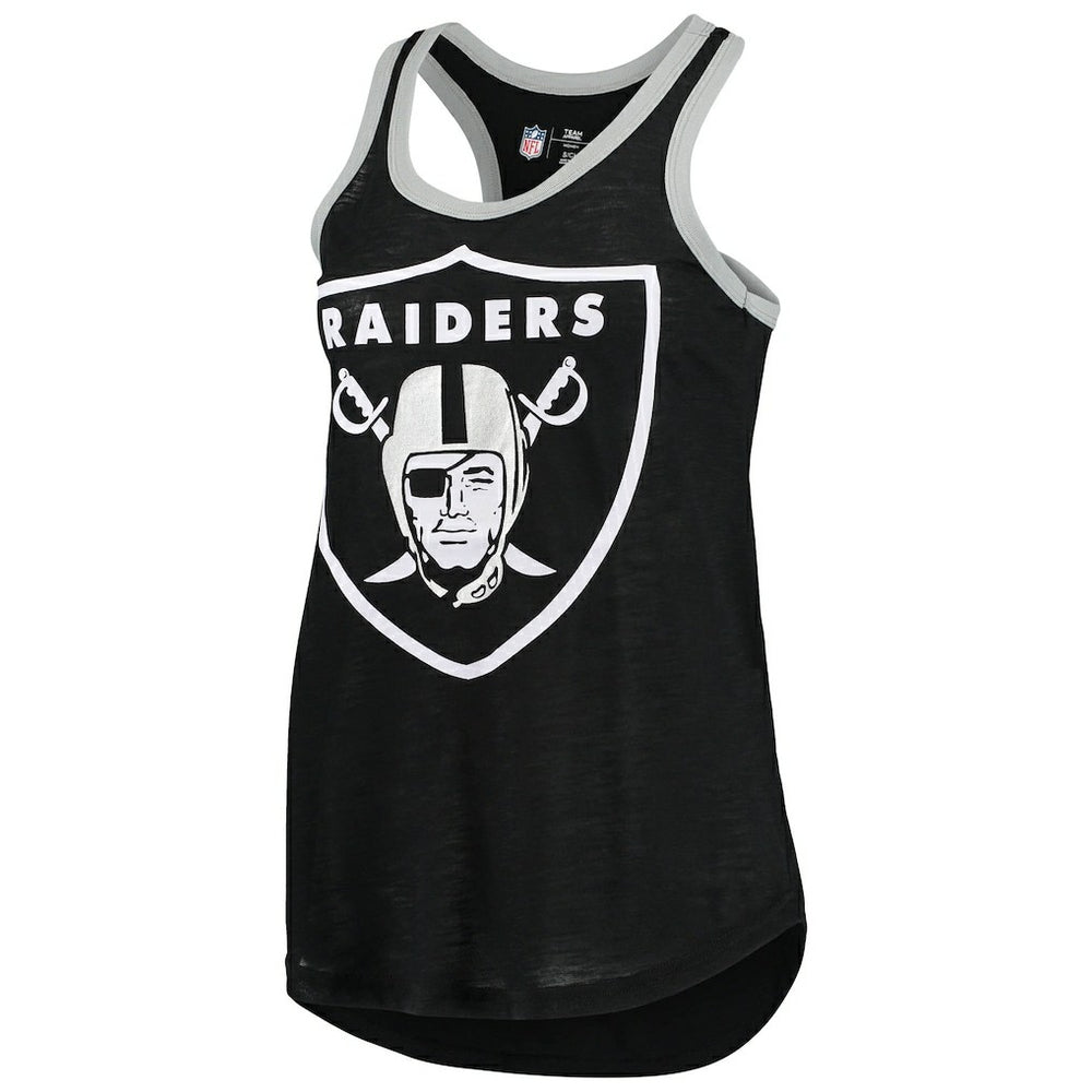 G-III 4Her by Carl Banks Women's Tater Burnout Tank Top - Las Vegas Raiders