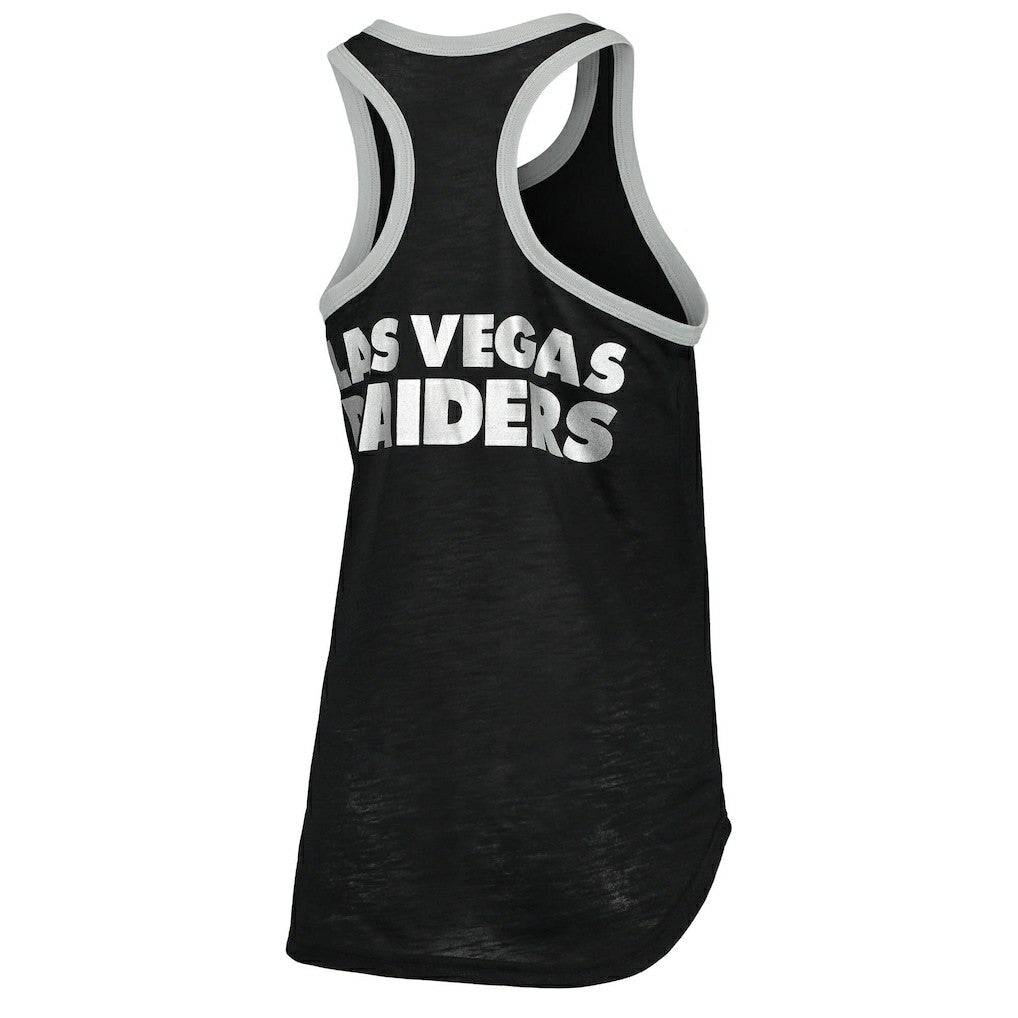 G-III 4Her by Carl Banks Women's Tater Burnout Tank Top - Las Vegas Raiders