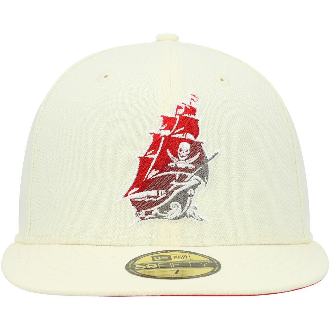 Chrome Color Dim 59FIFTY Fitted Hat - Tampa Bay Buccaneers