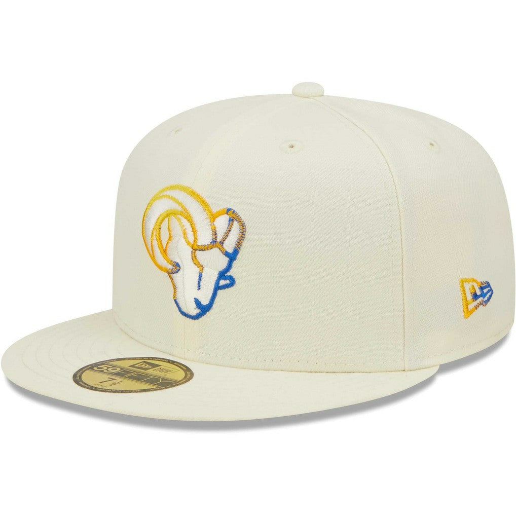 Chrome Color Dim 59FIFTY Fitted Hat - Los Angeles Rams