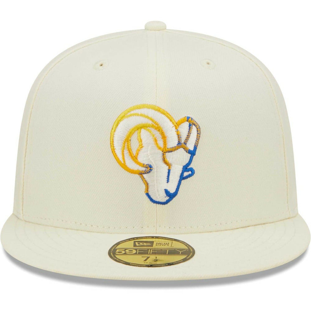 Chrome Color Dim 59FIFTY Fitted Hat - Los Angeles Rams