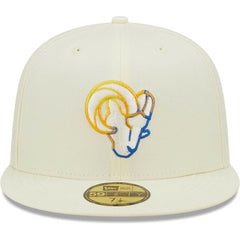 Chrome Color Dim 59FIFTY Fitted Hat - Los Angeles Rams