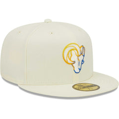 Chrome Color Dim 59FIFTY Fitted Hat - Los Angeles Rams