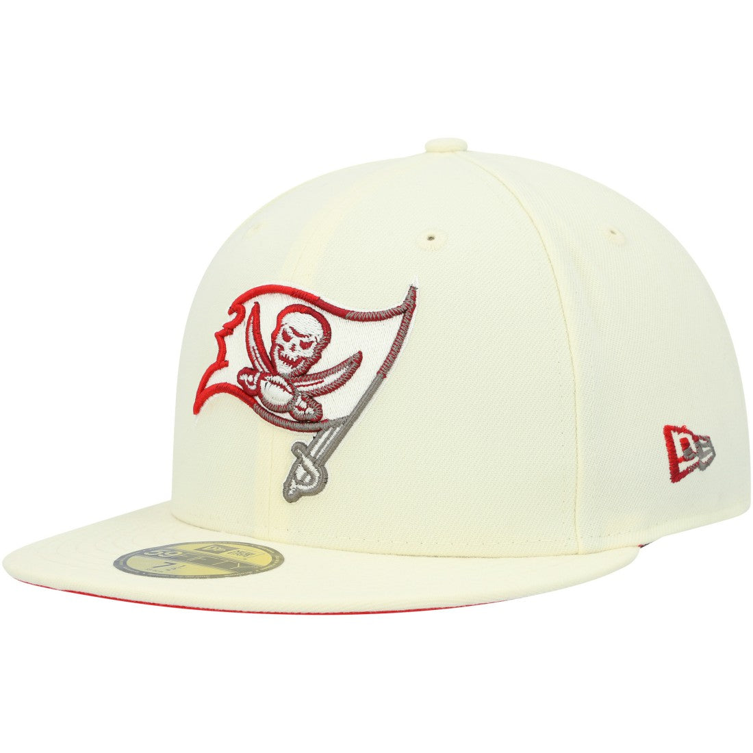 Chrome Color Dim 59FIFTY Fitted Hat - Tampa Bay Buccaneers