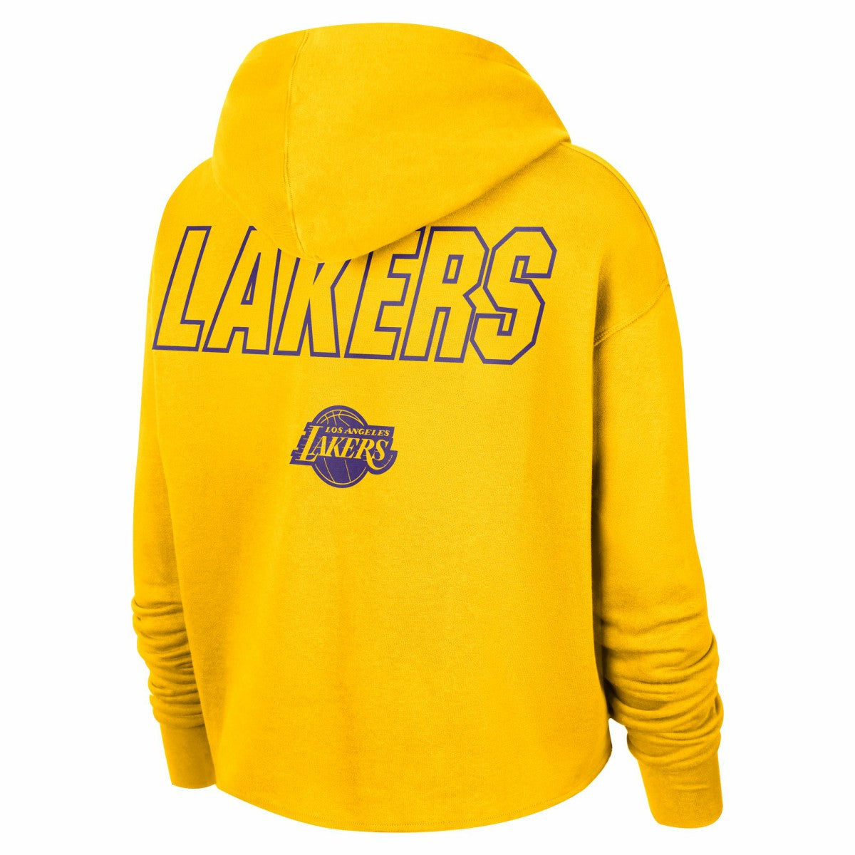 NBA Los Angeles Lakers Women's Courtside Cropped Pullover Hoodie