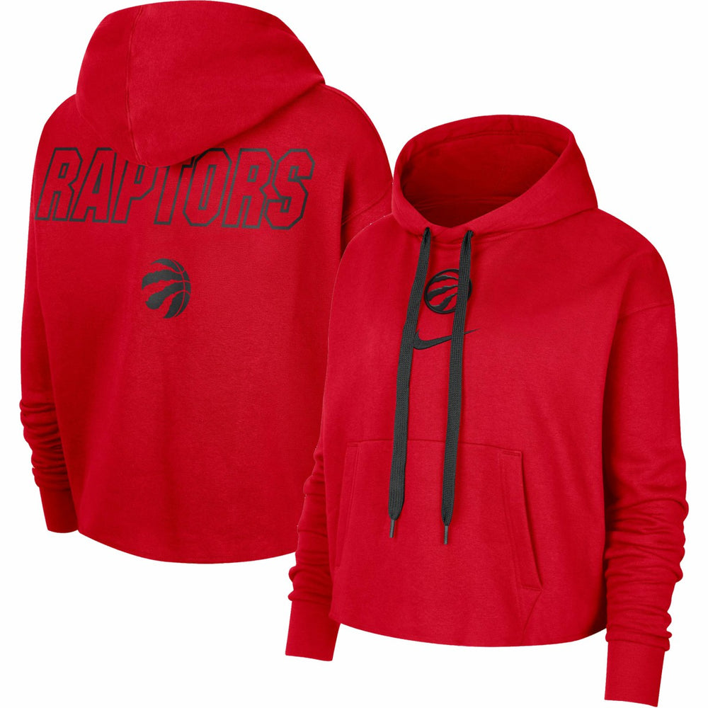 NBA Toronto Raptors Women's Courtside Cropped Pullover Hoodie