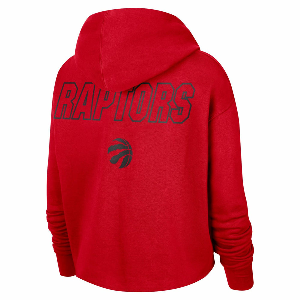 NBA Toronto Raptors Women's Courtside Cropped Pullover Hoodie