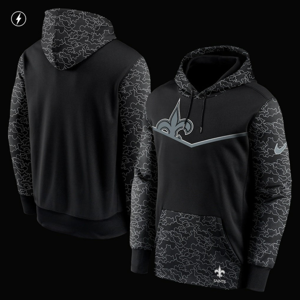 RFLCTV Chevron Pullover Hoodie - New Orleans Saints