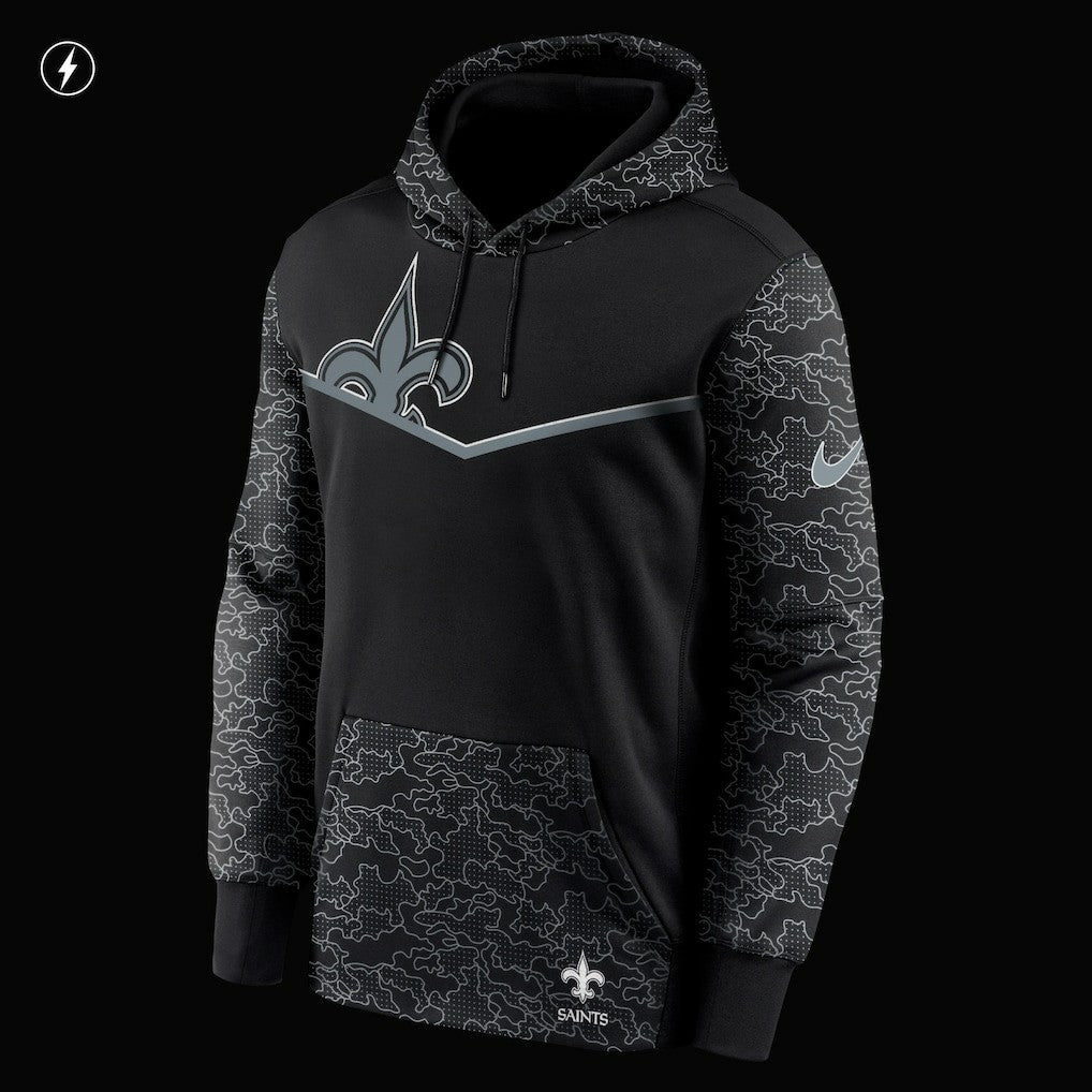 RFLCTV Chevron Pullover Hoodie - New Orleans Saints