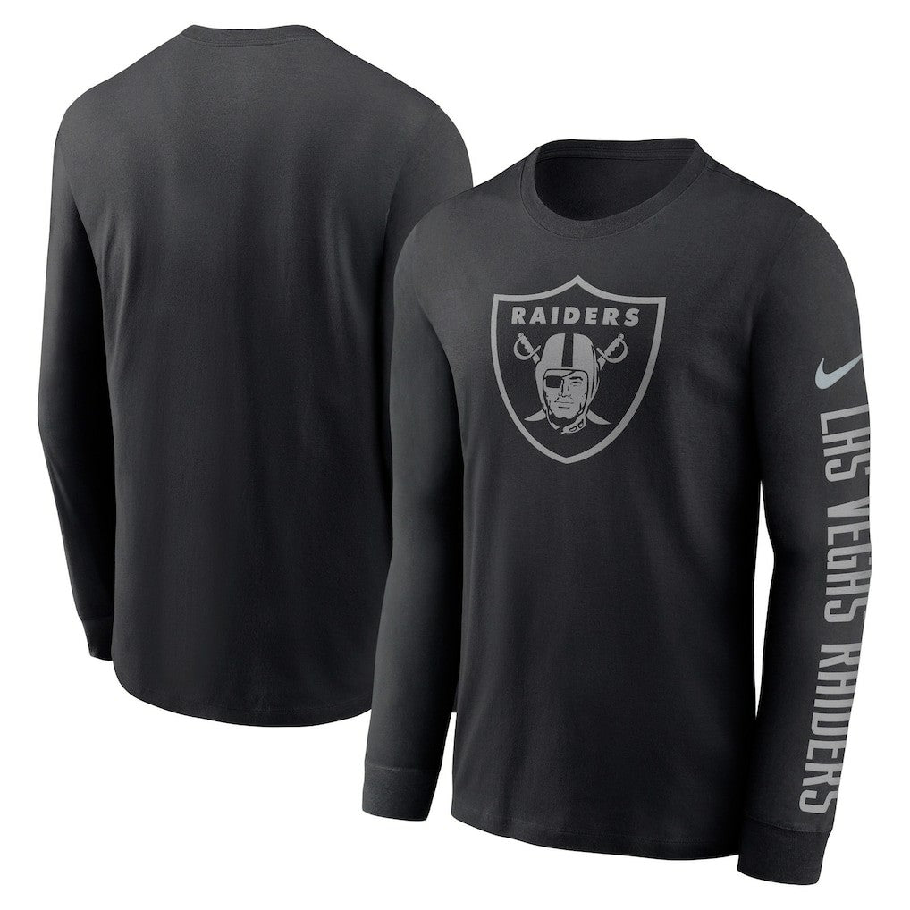RFLCTV Name and Logo T-Shirt - Las Vegas Raiders