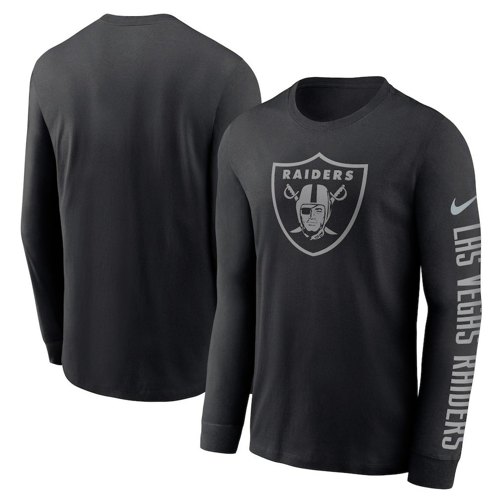 RFLCTV Name and Logo T-Shirt - Las Vegas Raiders