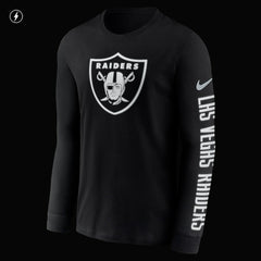 RFLCTV Name and Logo T-Shirt - Las Vegas Raiders