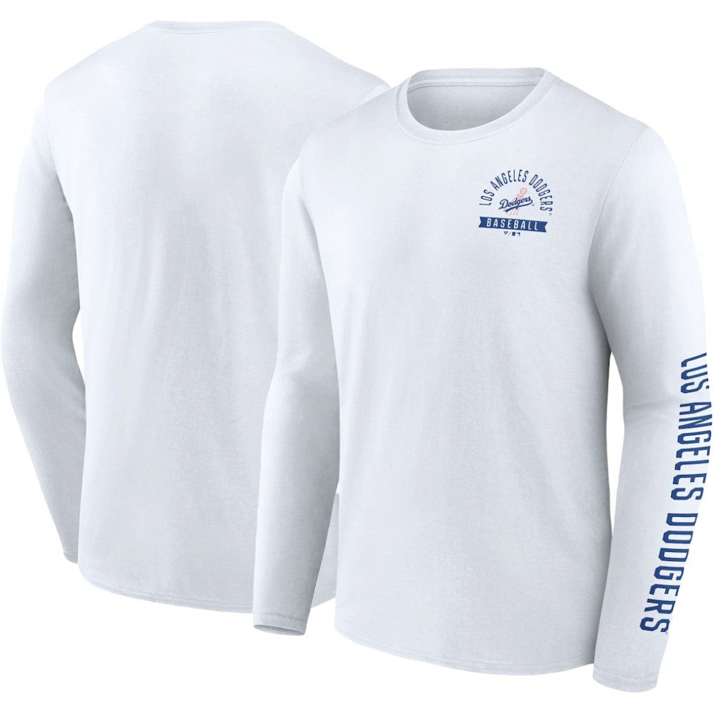 MLB Los Angeles Dodgers Fanatics Pressbox Long Sleeve T-Shirt