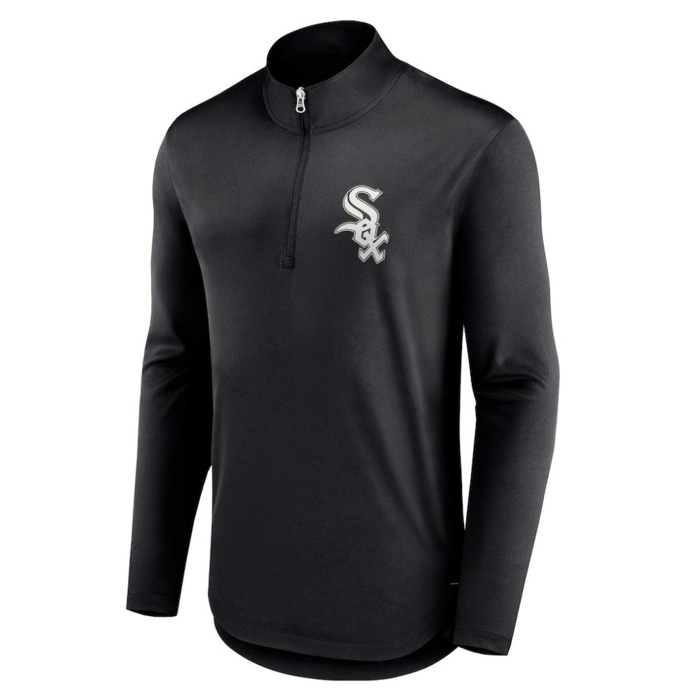 MLB Chicago White Sox Fanatics Tough Minded Lightweight Quarter-Zip Pullover