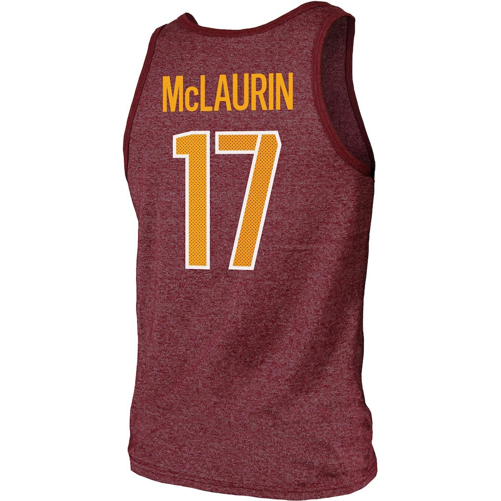 Terry McLaurin  Majestic Threads Player Name & Number Tank Top - Washington Commanders