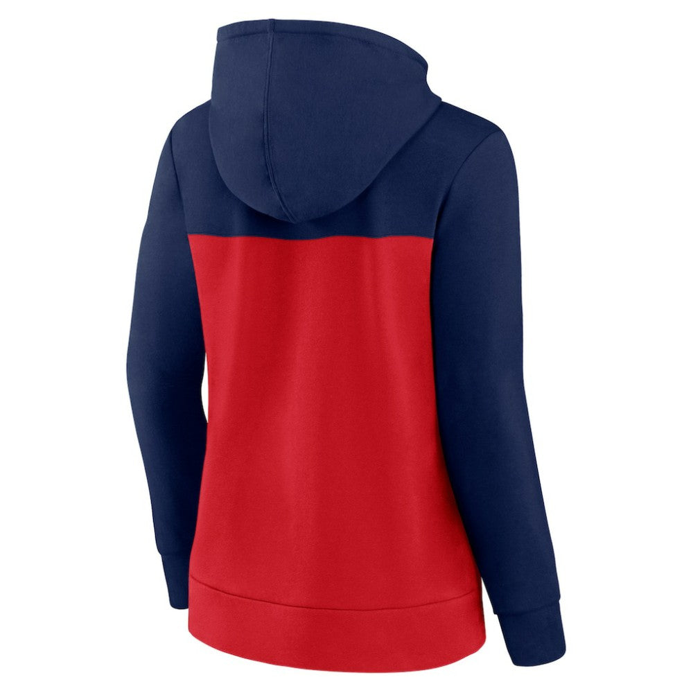MLB Boston Red Sox Fanatics Women's Take The Field Colorblocked Hoodie Full-Zip Jacket
