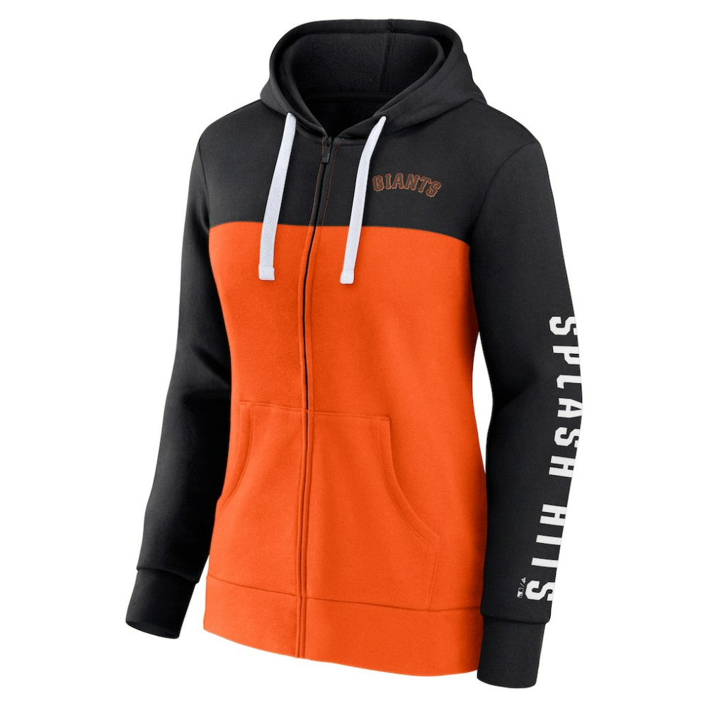 MLB San Francisco Giants Fanatics Women's Take The Field Colorblocked Hoodie Full-Zip Jacket