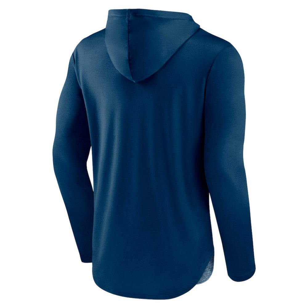 NHL Deep Sea Blue Seattle Kraken Fanatics Podium Defender Pullover Hoodie