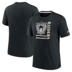 Wordmark Logo Tri-Blend T-Shirt - Las Vegas Raiders