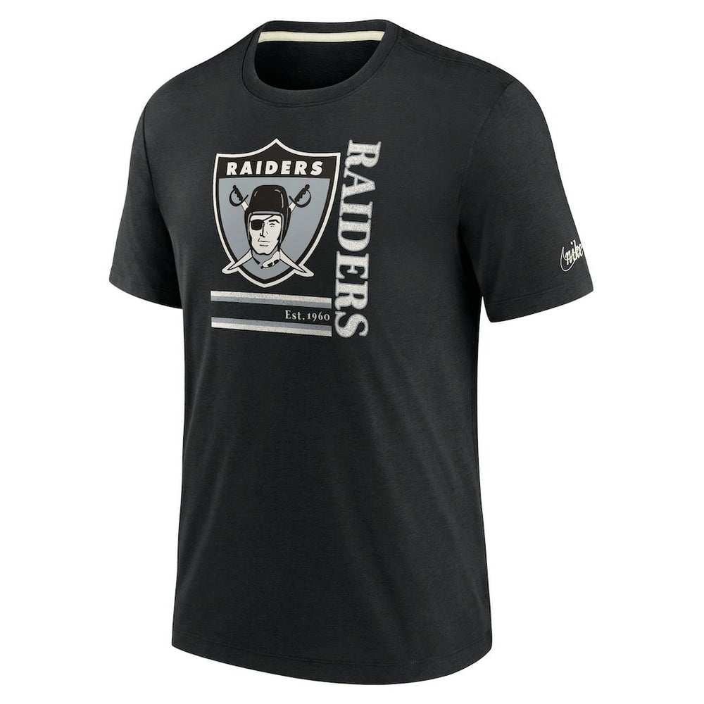 Wordmark Logo Tri-Blend T-Shirt - Las Vegas Raiders