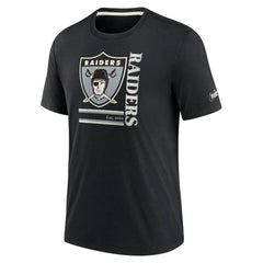 Wordmark Logo Tri-Blend T-Shirt - Las Vegas Raiders