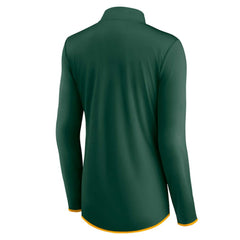 MLB Athletics Fanatics Women's Worth The Drive Quarter-Zip Jacket