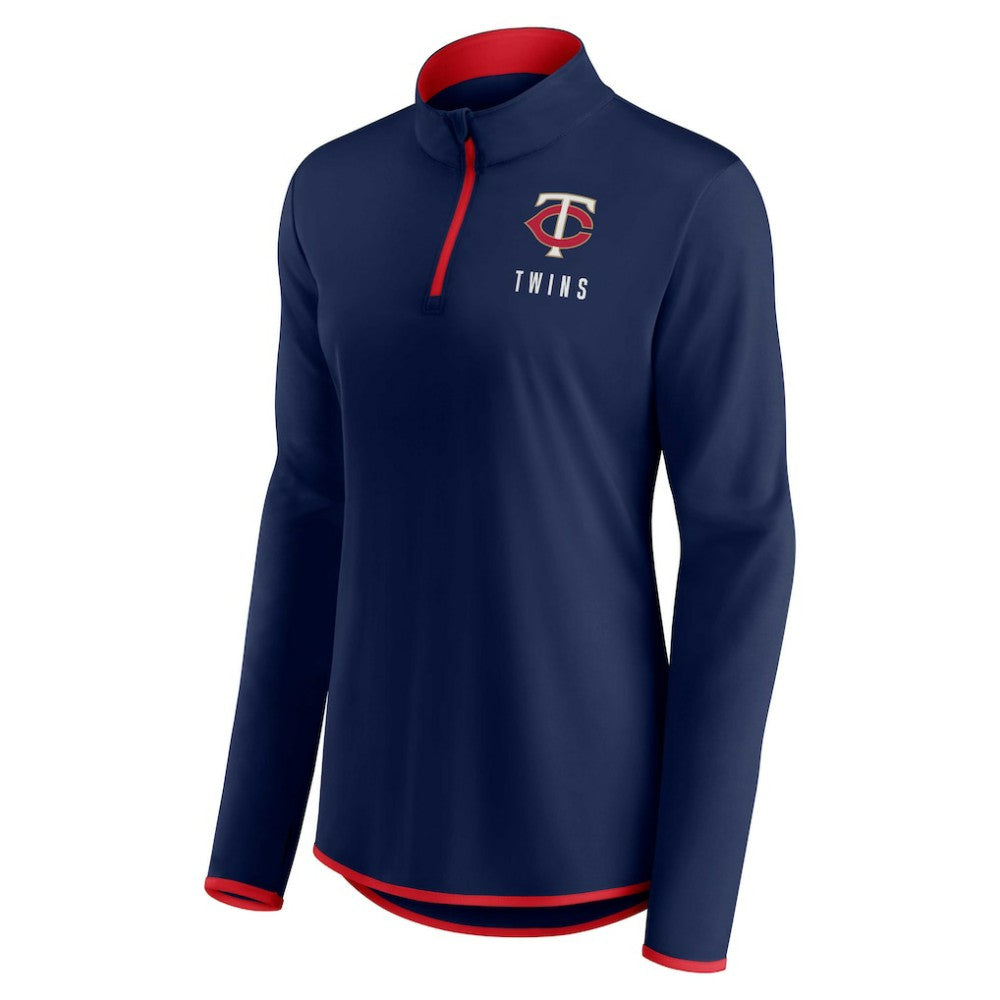 MLB Minnesota Twins Fanatics Women's Worth The Drive Quarter-Zip Jacket