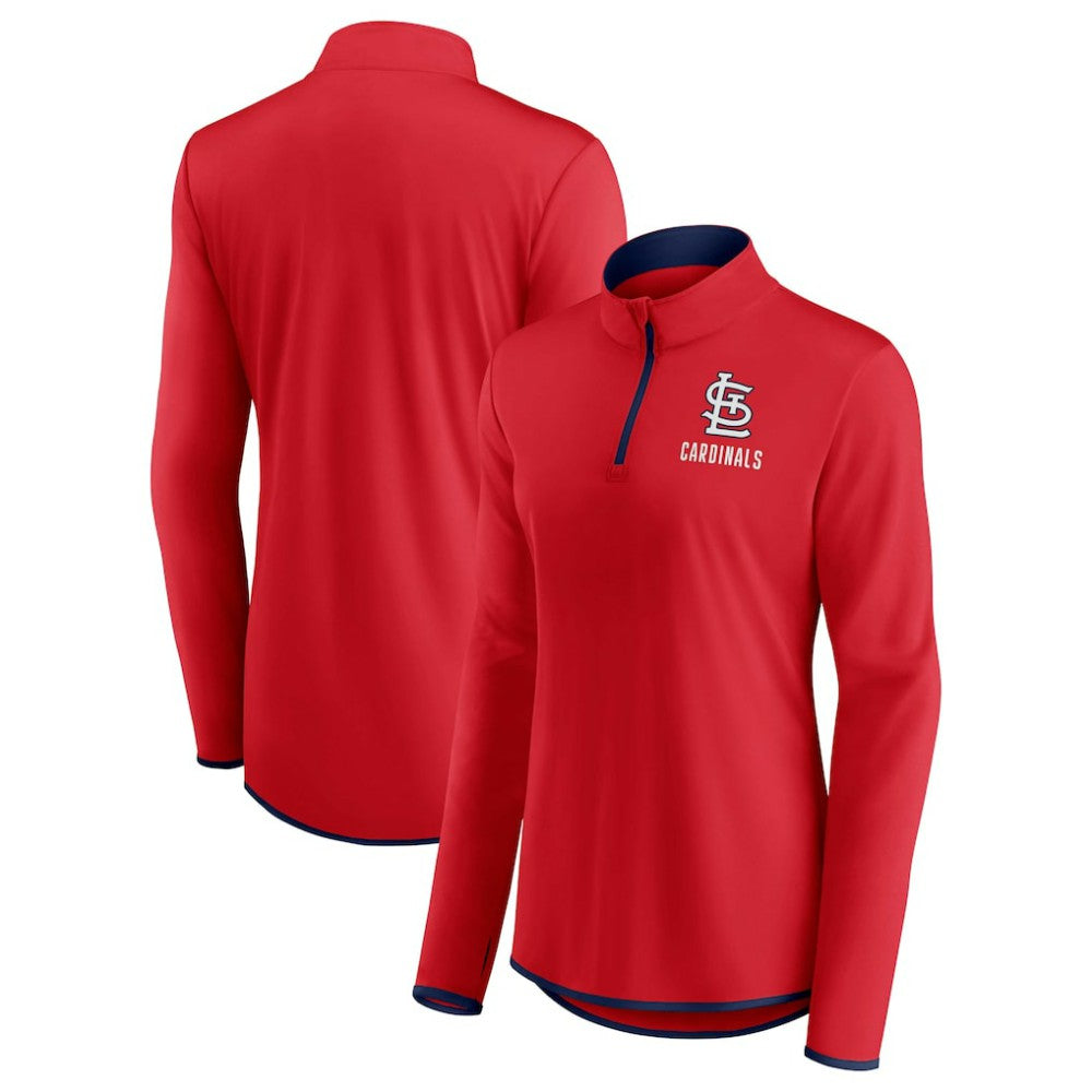 MLB St. Louis Cardinals Fanatics Women's Worth The Drive Quarter-Zip Jacket