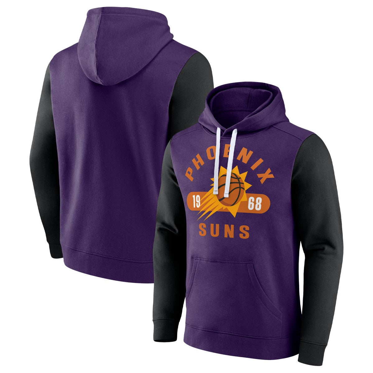 NBA Phoenix Suns Attack Colorblock Pullover Hoodie
