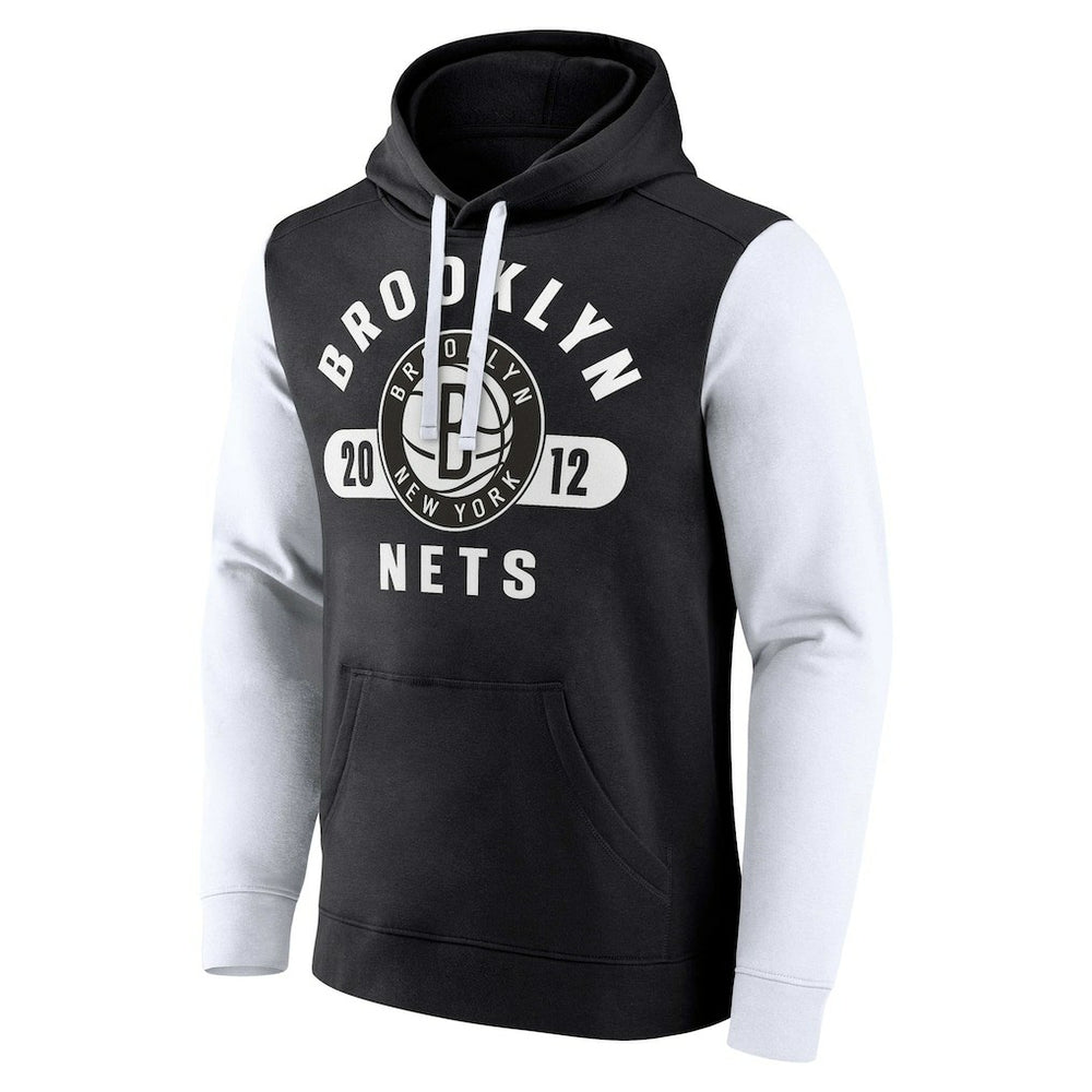 NBA Brooklyn Nets Attack Colorblock Pullover Hoodie