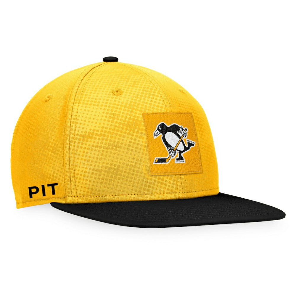 NHL Gold/Black Pittsburgh Penguins Fanatics Authentic Pro Alternate Logo Snapback Hat