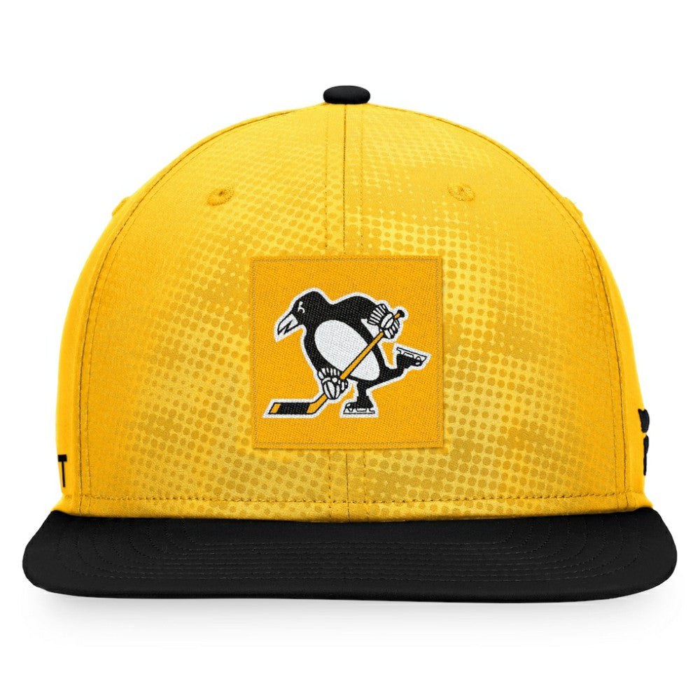 NHL Gold/Black Pittsburgh Penguins Fanatics Authentic Pro Alternate Logo Snapback Hat