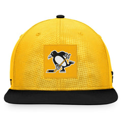 NHL Gold/Black Pittsburgh Penguins Fanatics Authentic Pro Alternate Logo Snapback Hat