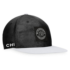NHL Black/White Chicago Blackhawks Fanatics Authentic Pro Alternate Logo Snapback Hat